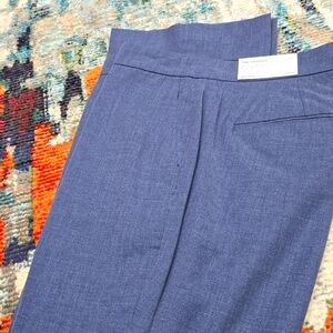 Ann Taylor 8 petite slate blue trouser pants